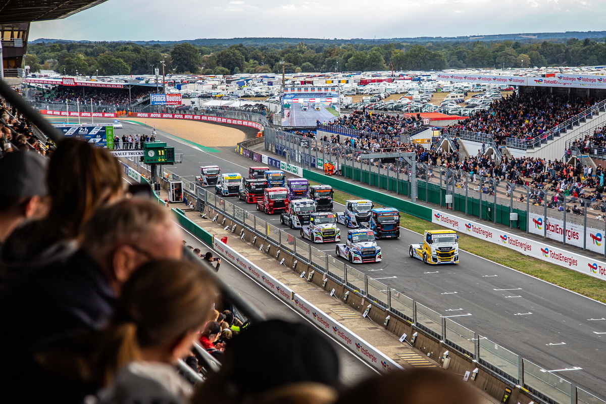 Téo Calvet took a victory in the seventh event of the FIA ETRC at Le Mans