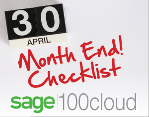 Optimize Month-End Accounting & Finance Management With Sage 100 Checklist