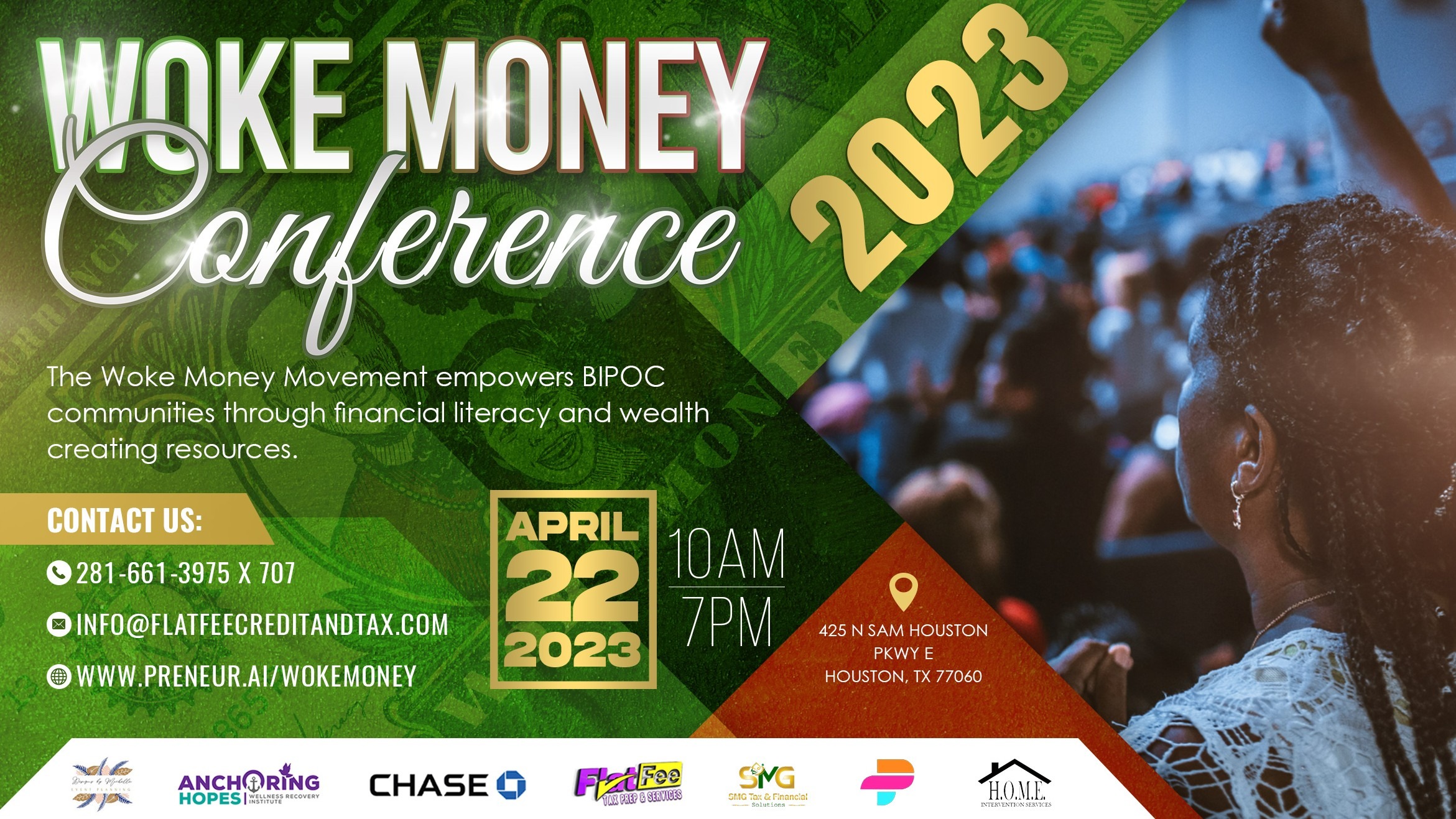 BIPOC Money Questions? Book Your Spot At Woke Money Conference 2023 In Houston