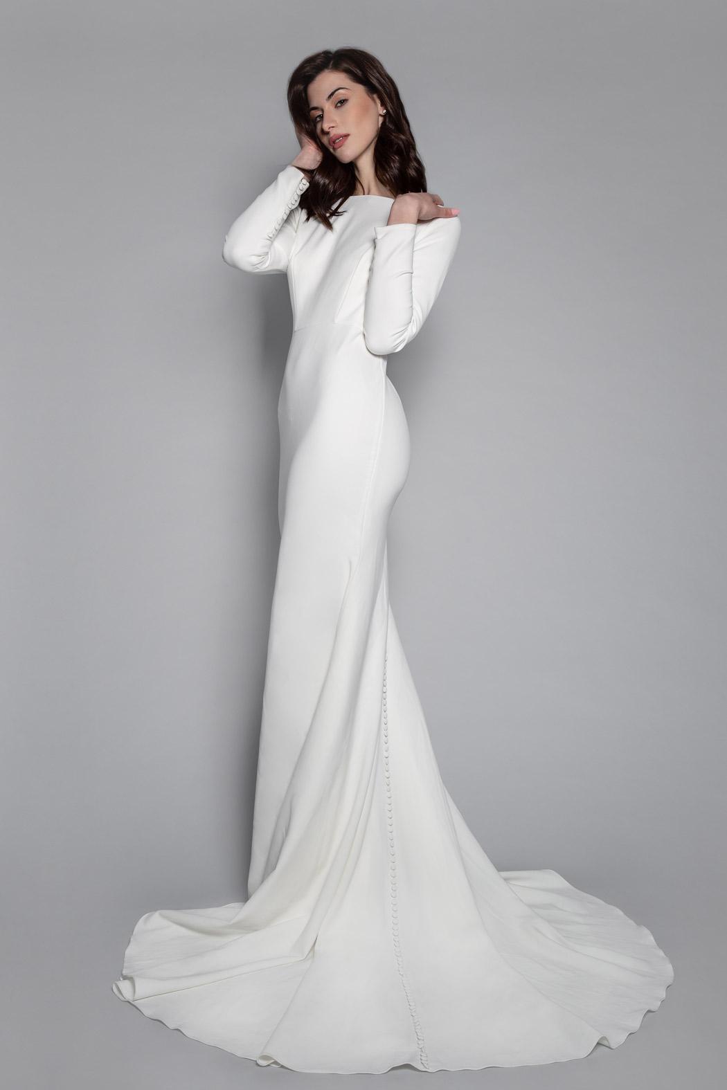 NY Bridal Designer Offers Winter Wedding Dresses That Will Warm You Right Up