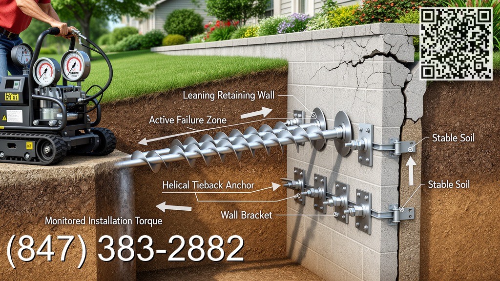 Helical Tieback Anchors for Failing Retaining Walls – Solution Guide Released