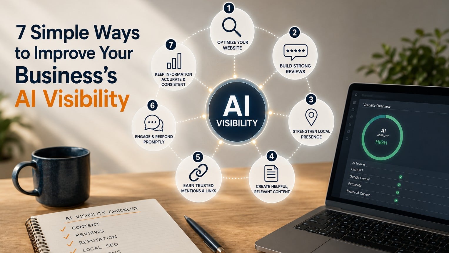 7 Ways to Improve AI Visibility: Entity Authority & Citation Sources