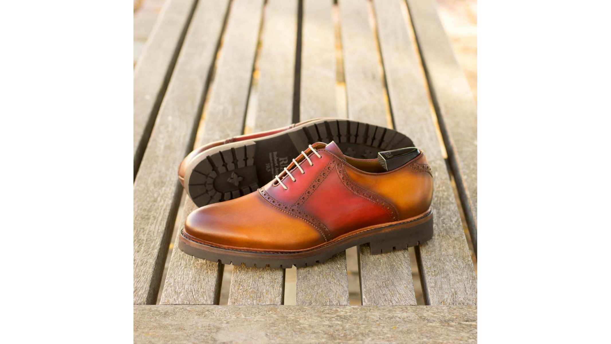 These Stylish Leather Retro Bowling Alley Saddle Shoes Are Handmade In Spain