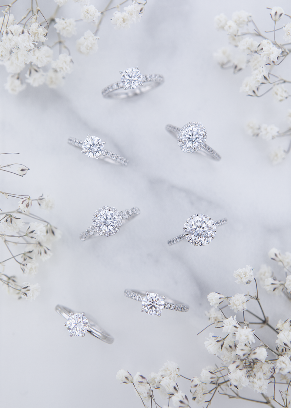 Beautiful Bridal Jewelry Sets Made With Brilliant AI Graded Natural Diamonds