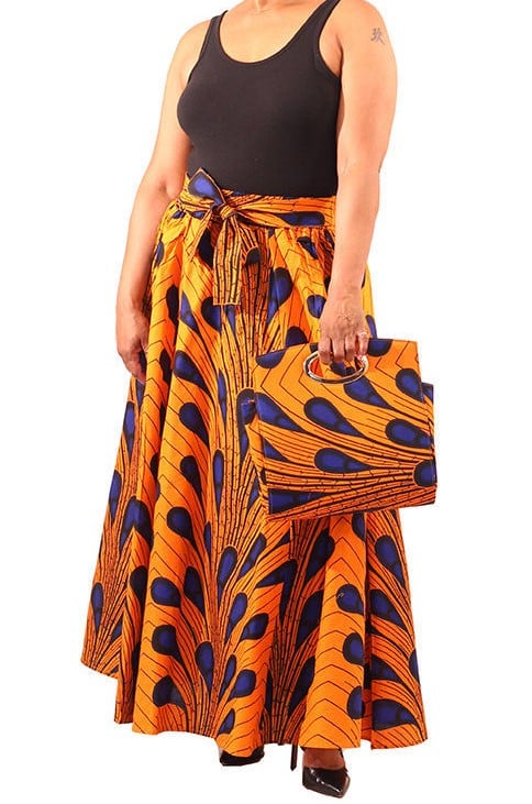 Get A Colorful Ankara Print Skirt - Best Spring 2022 Clothing Line For Women