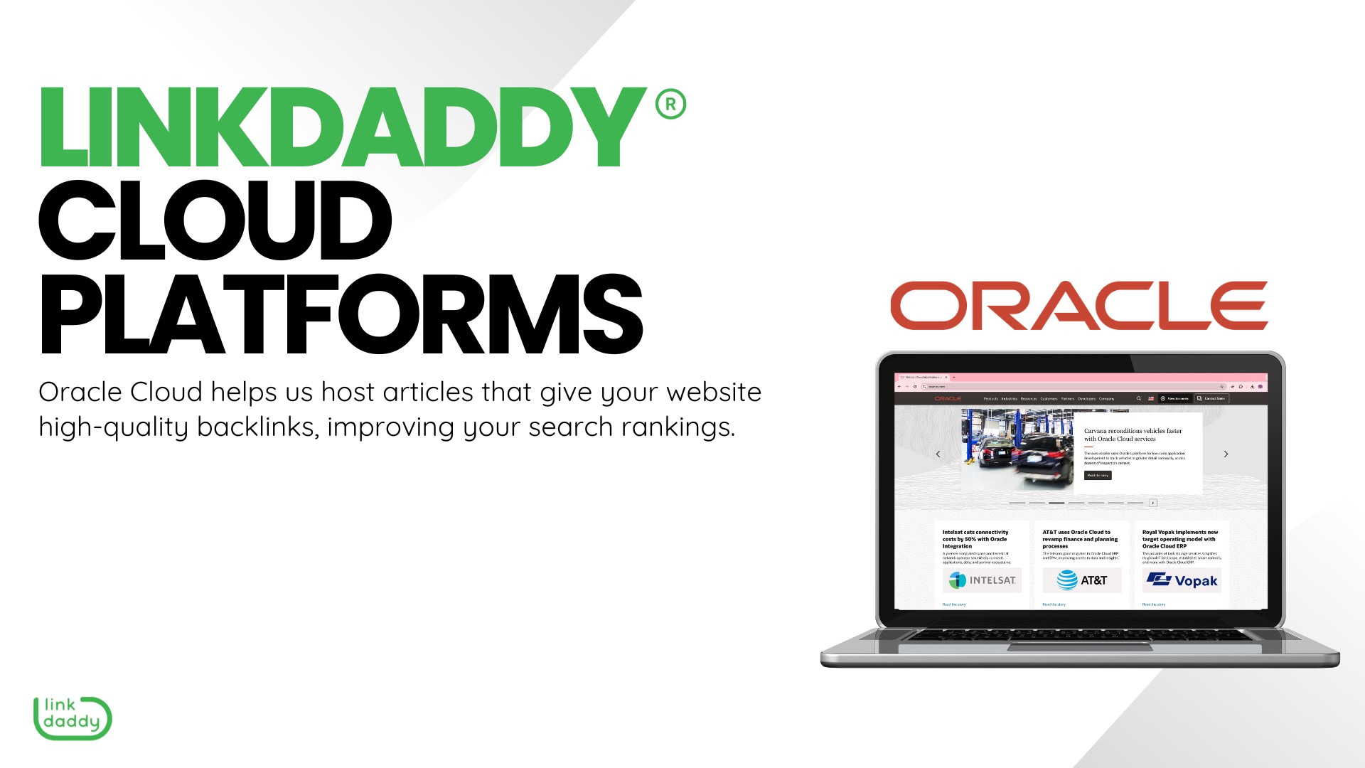 Linkdaddy Cloud Authority Backlinks Services