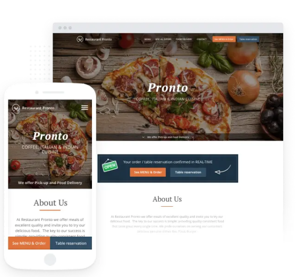 Restaurant Order Processing System: The Best Site Design & SEO Solutions