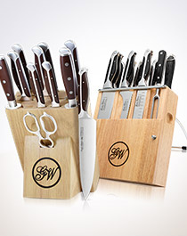German Kitchen Knives: Ergonomic chef, Carving, Santoku & Nakiri Knives