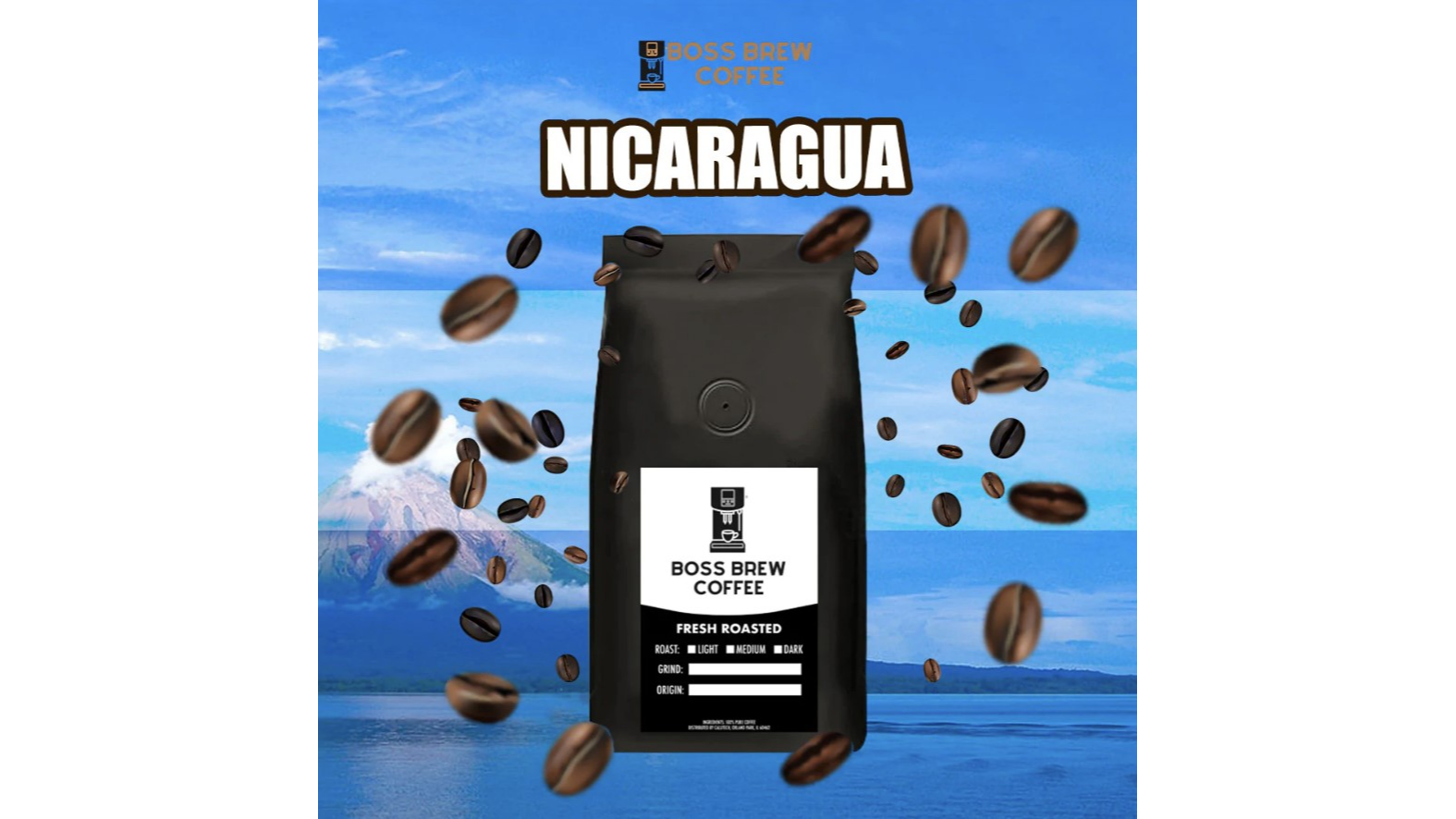 Single-Origin 100% Arabica Nicaragua Coffee: Yellow, Catimor & Parainema Beans