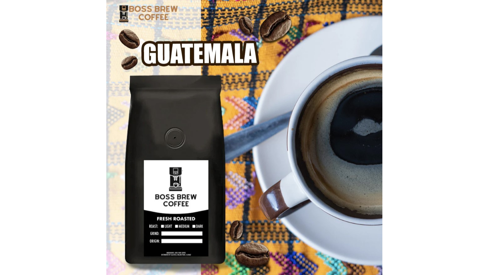 This Medium Roast Guatemala Coffee Has Caturra & Typica Beans, Ideal For Morning