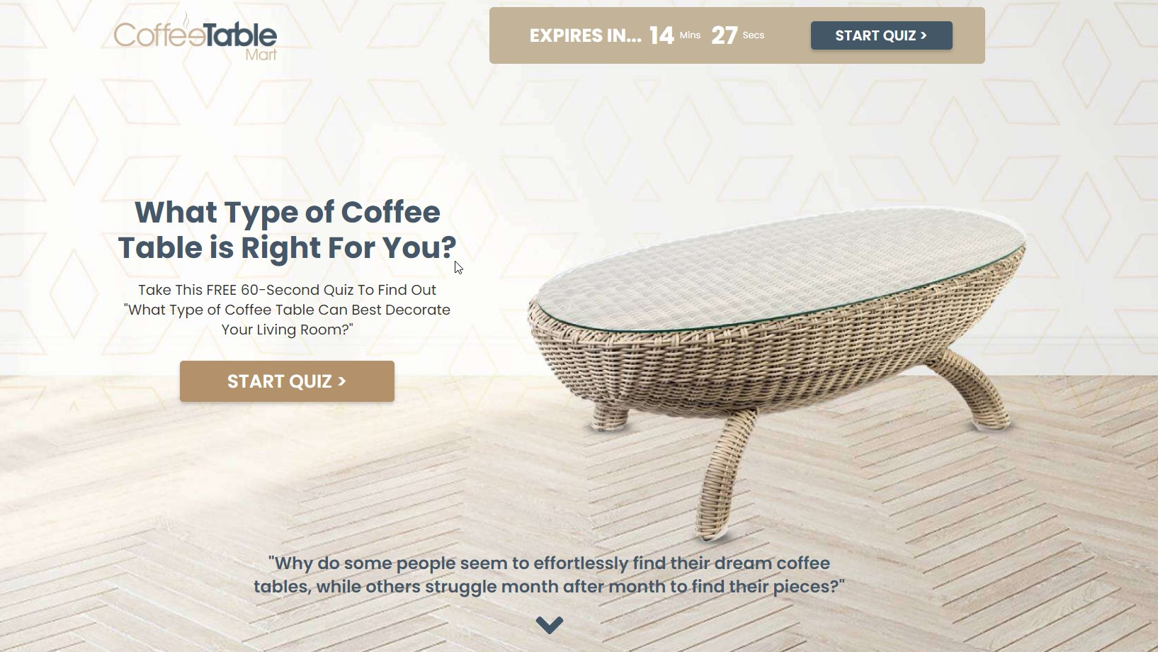 New Online Quiz Matches Buyers With The Perfect Coffee Tables