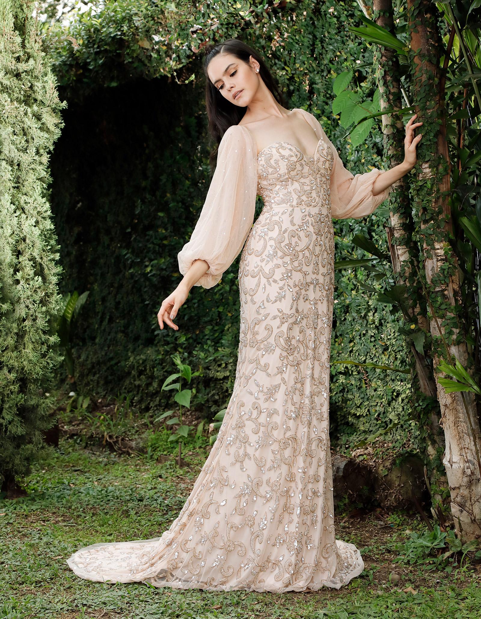 Get The Best Westchester County Removable Puff Sleeve Gowns For Brides-To-Be