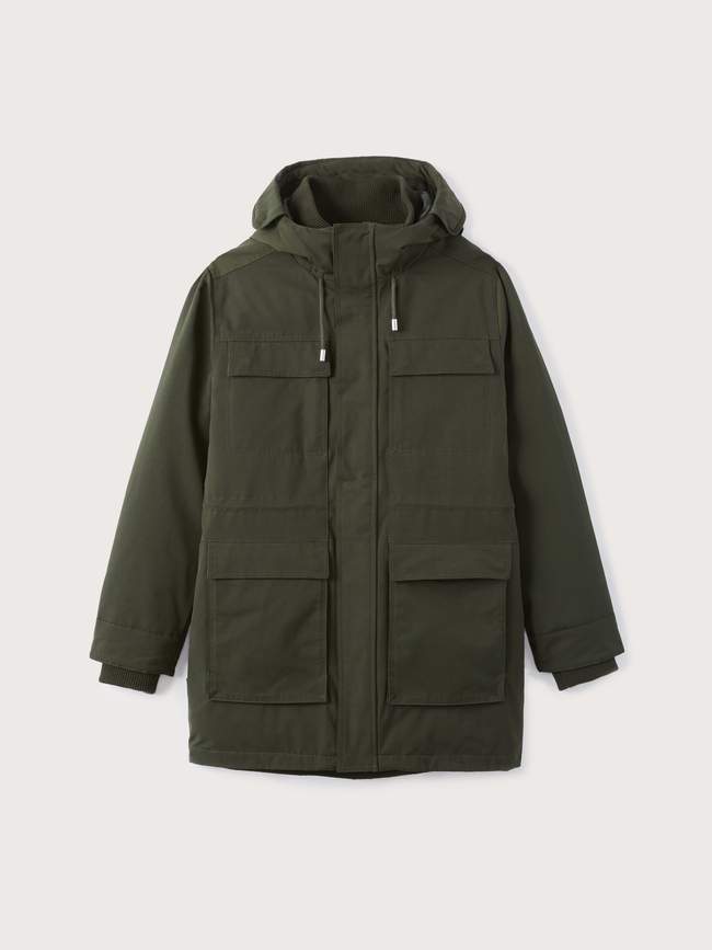 Men's Waterproof Black Parka Jacket Winter Coats On Canada's Best Cyber Monday Sale