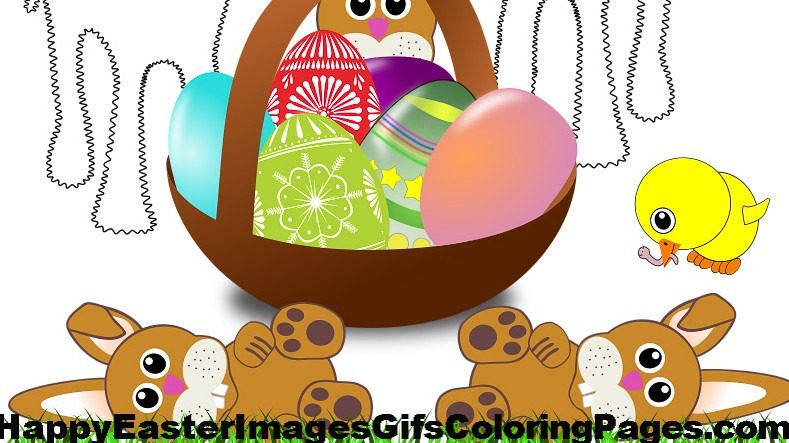 Happy Easter Coloring Pages Package Comes With Free Las Vegas Vacation Bonus
