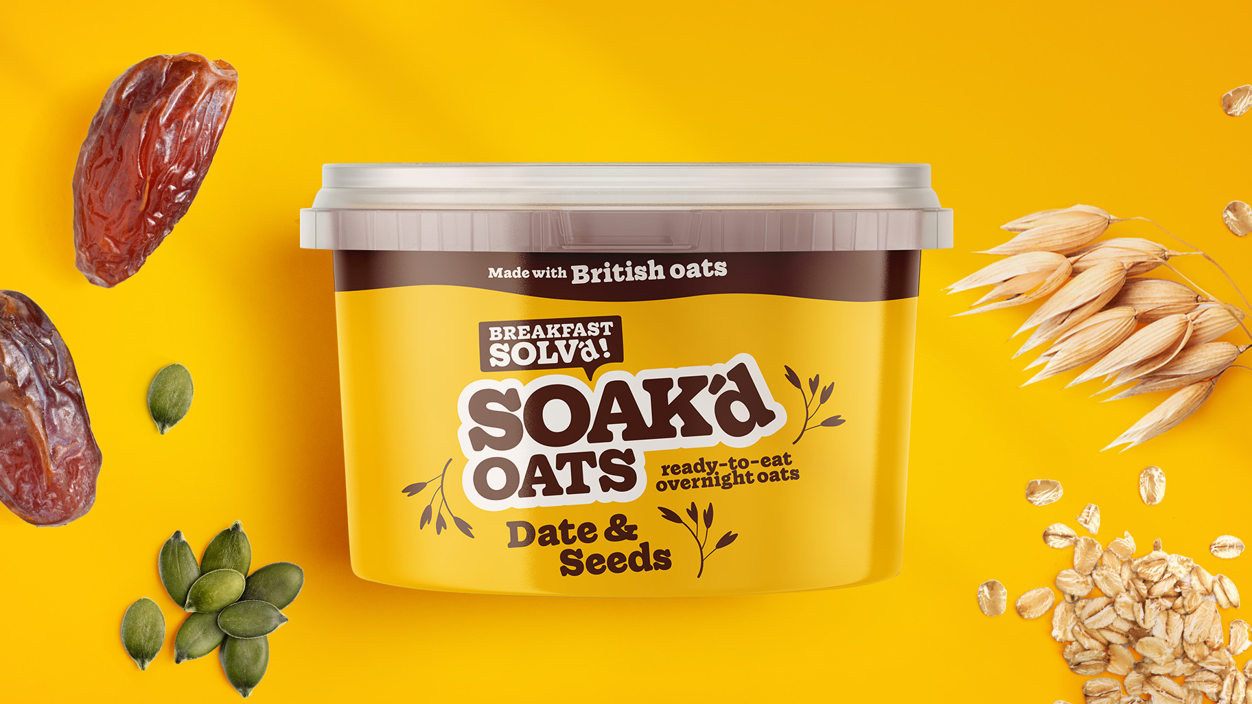 New Breakfast Brand SOAK'd OATS launches delicious new Overnight Oats range