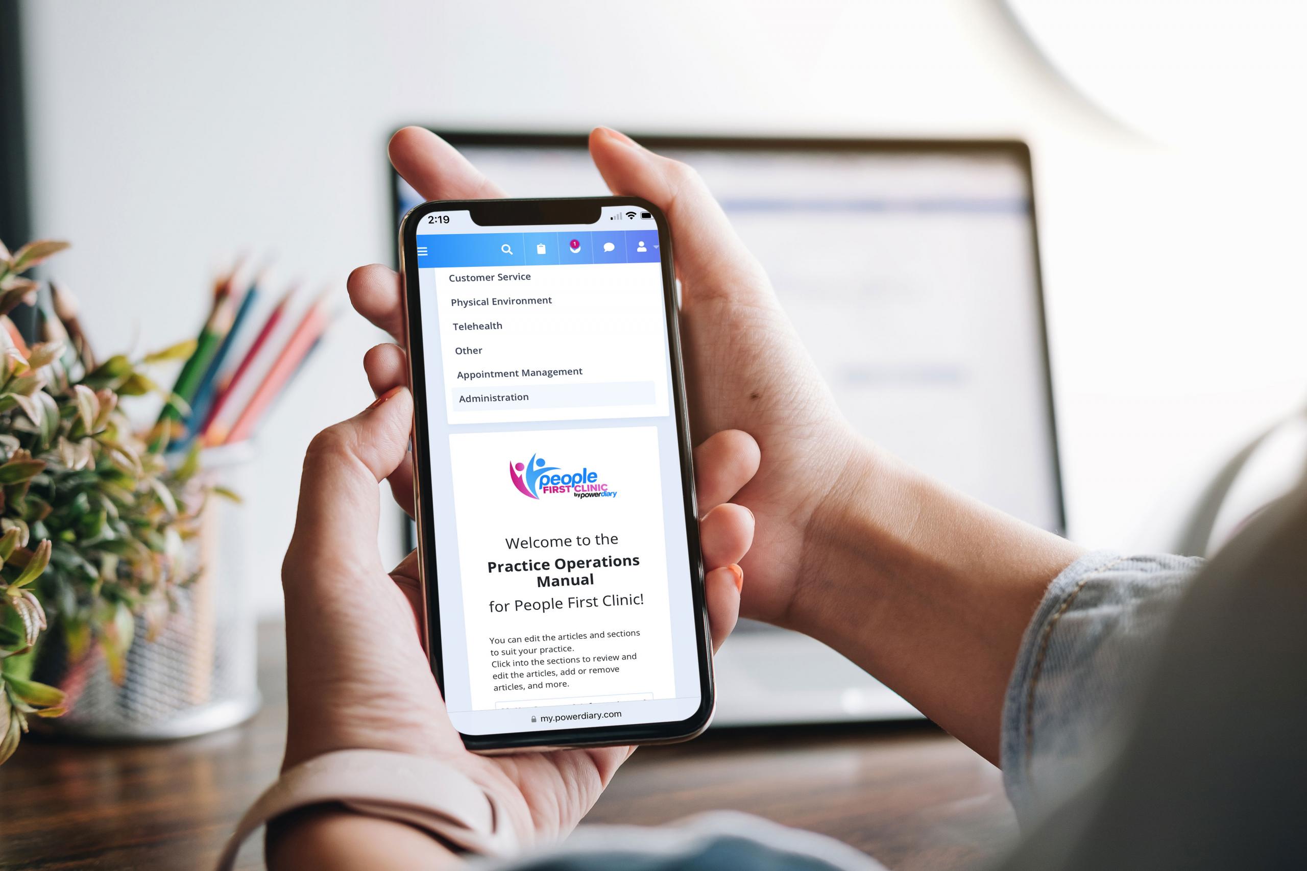 Clinics now have a pre-written & configurable manual at their fingertips!