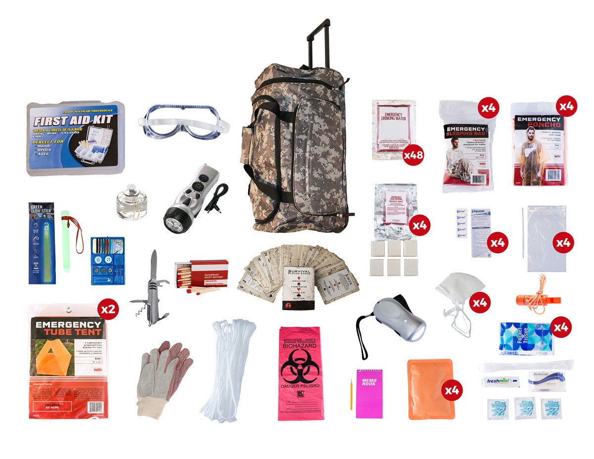 Get 10-Person Family Emergency Preparedness Flooding Survival Kits In The US