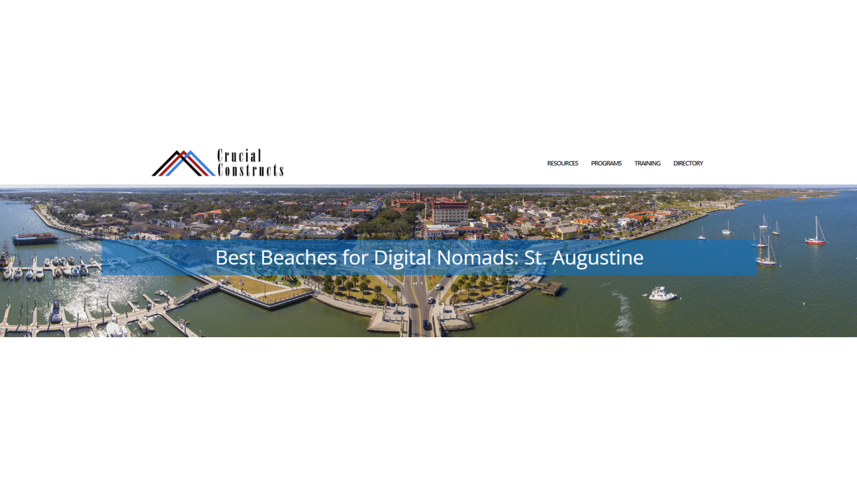 Best Destinations For Digital Nomads 2023: St Augustine Beach Work Spaces