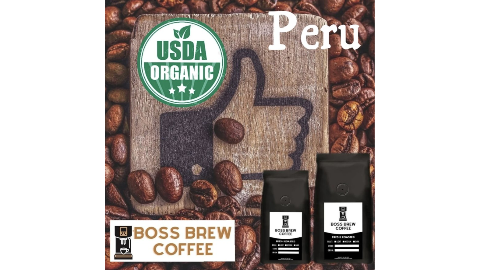 Order Peruvian Sun-Dried Medium Roast Caturra, Bourbon, & Catimor Coffee Blend