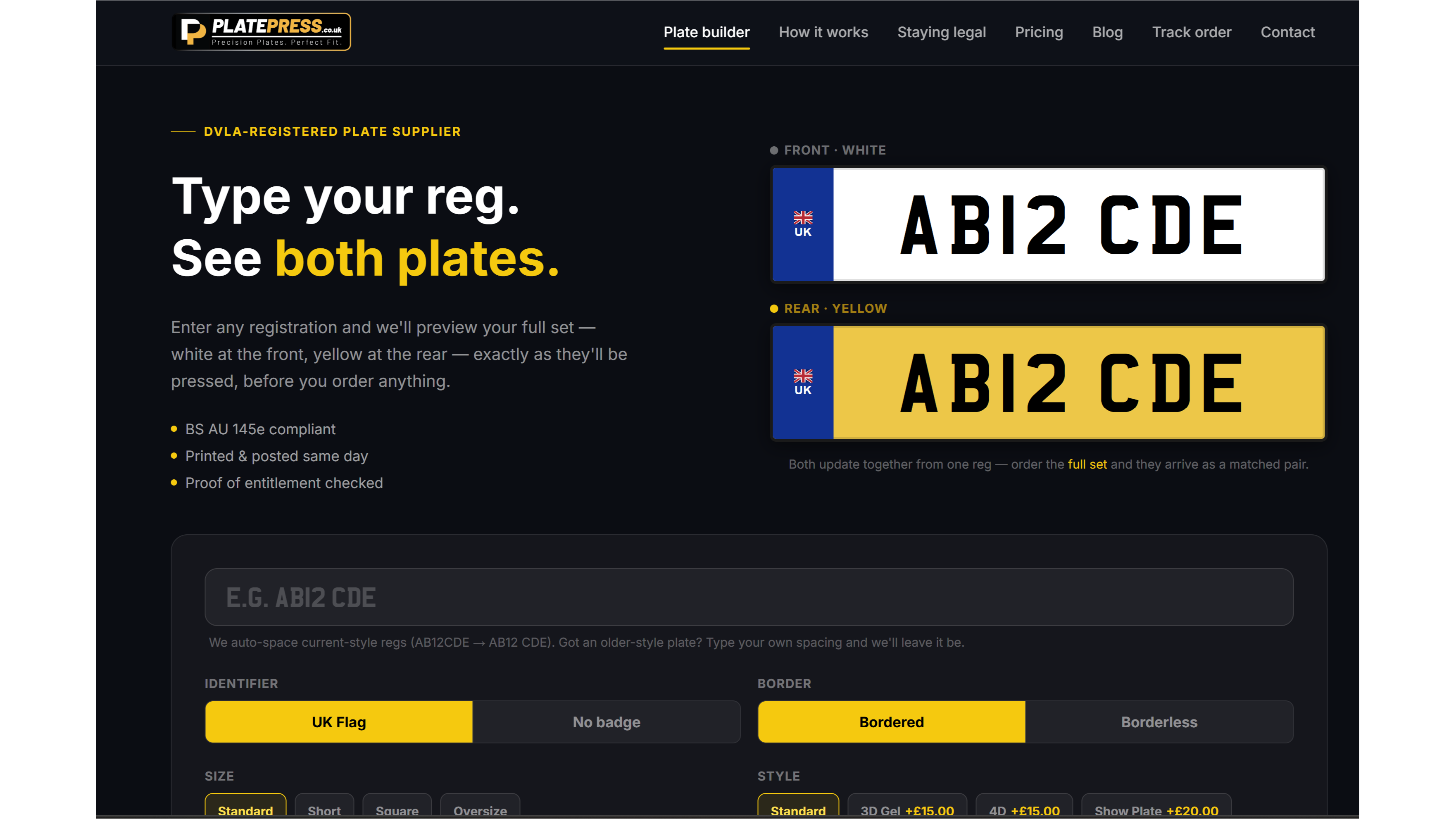 Show Plates vs Road-Legal Plates? Hull Supplier on Anlaby Road Explains