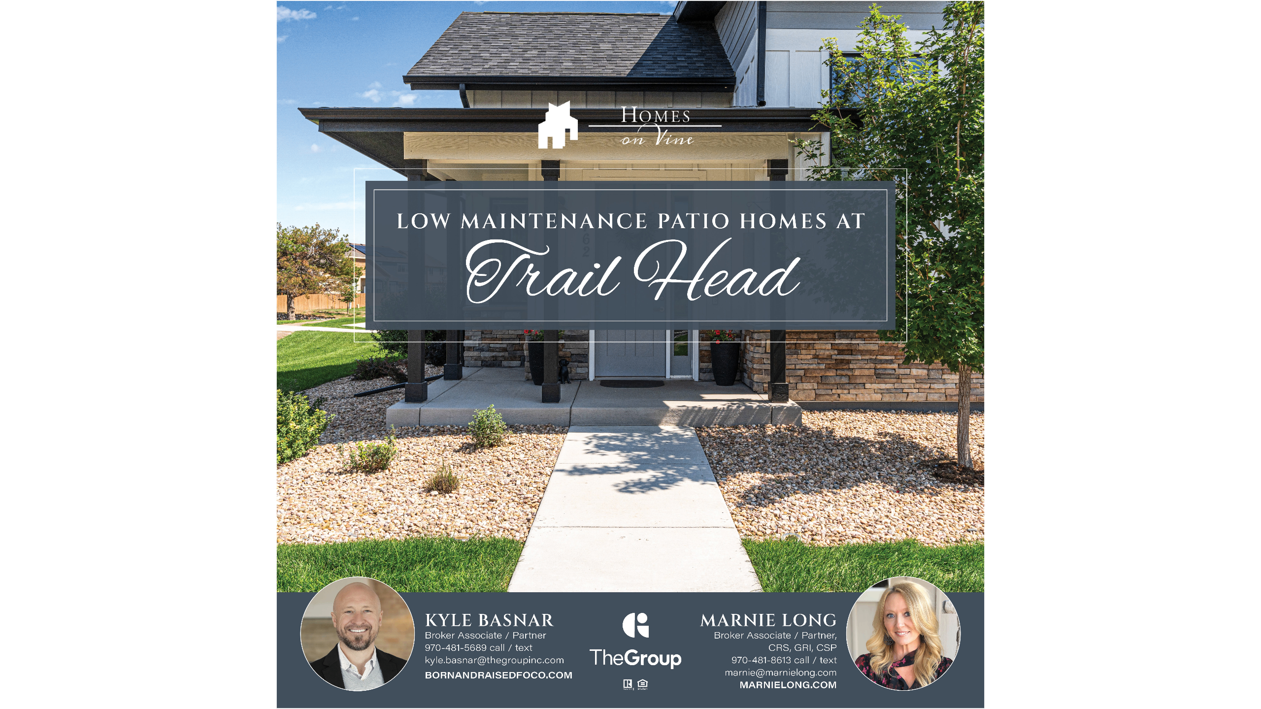 Low-Maintenance Patio Homes at Trail Head.