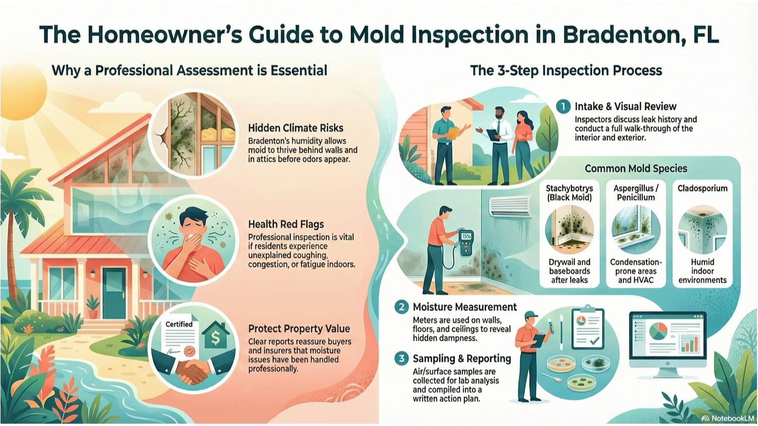 Mold Inspection Guide For Bradenton Homeowners: 10 Must-Know Facts Released