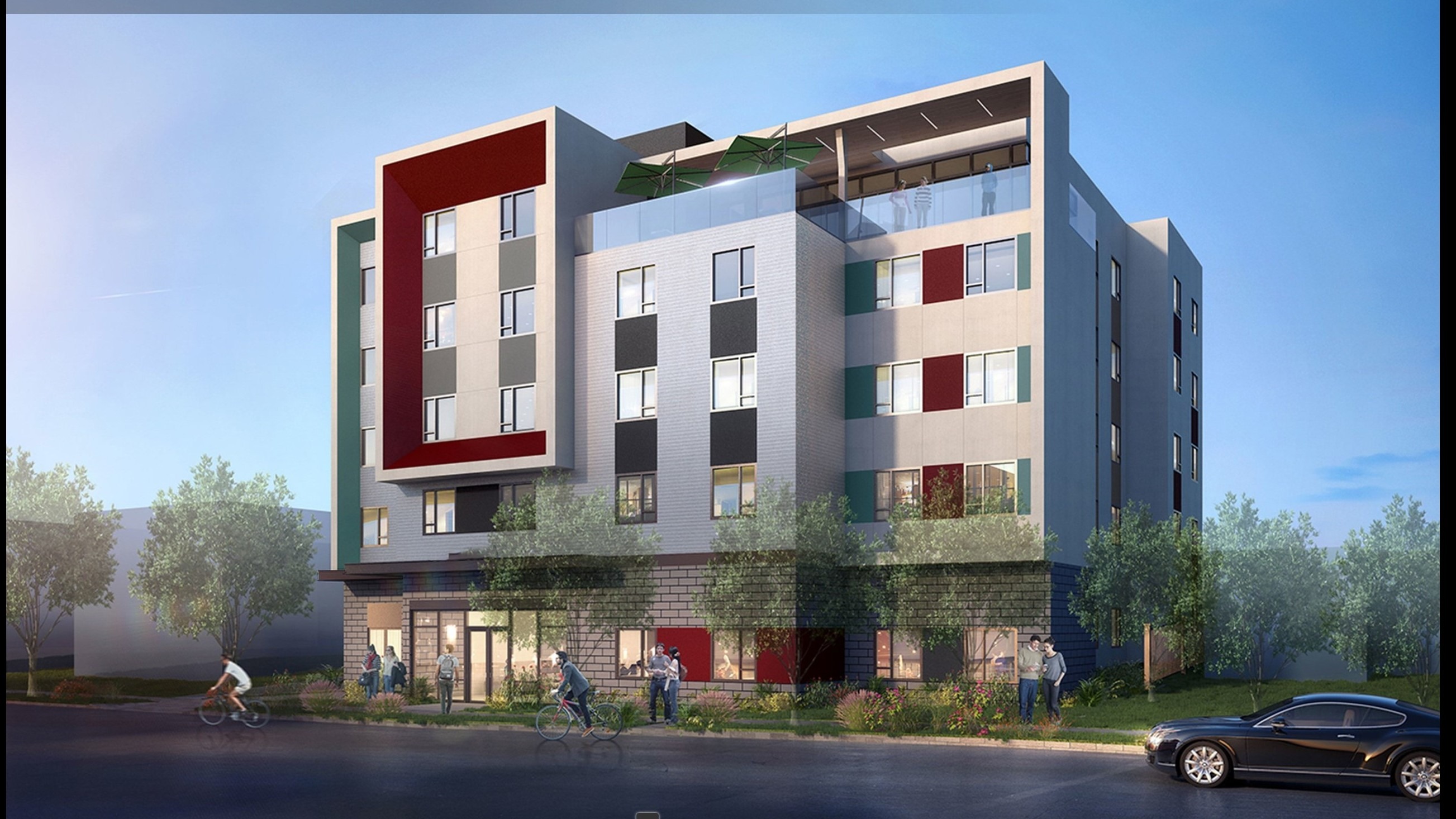 San Diego Student Apartment Project Features We-Work style Interior Design
