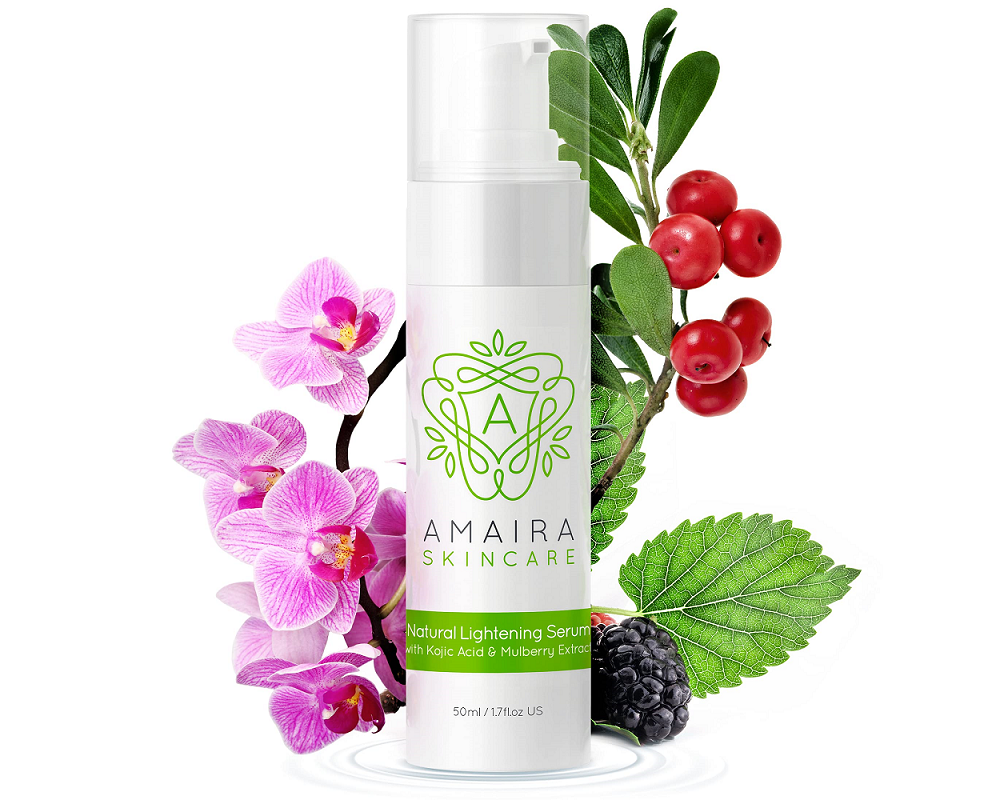 Skin Lightening Serum by Amaira Natural Skincare 100% Natural Ingredients