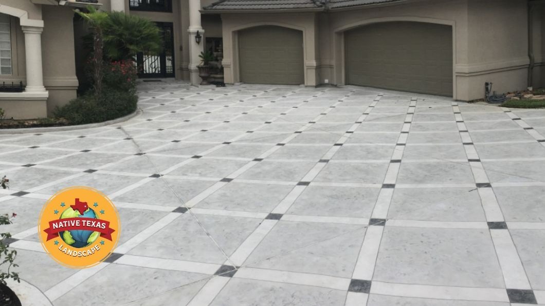 Get Custom Stamped Concrete Patterns For Outdoor Pathways & Patios In Spring TX