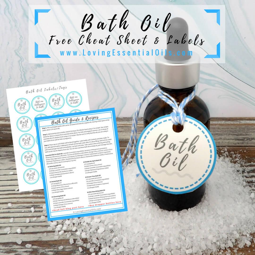 Make Your Own Homemade Bath Oil Blend With Essential Oils: How To Guide