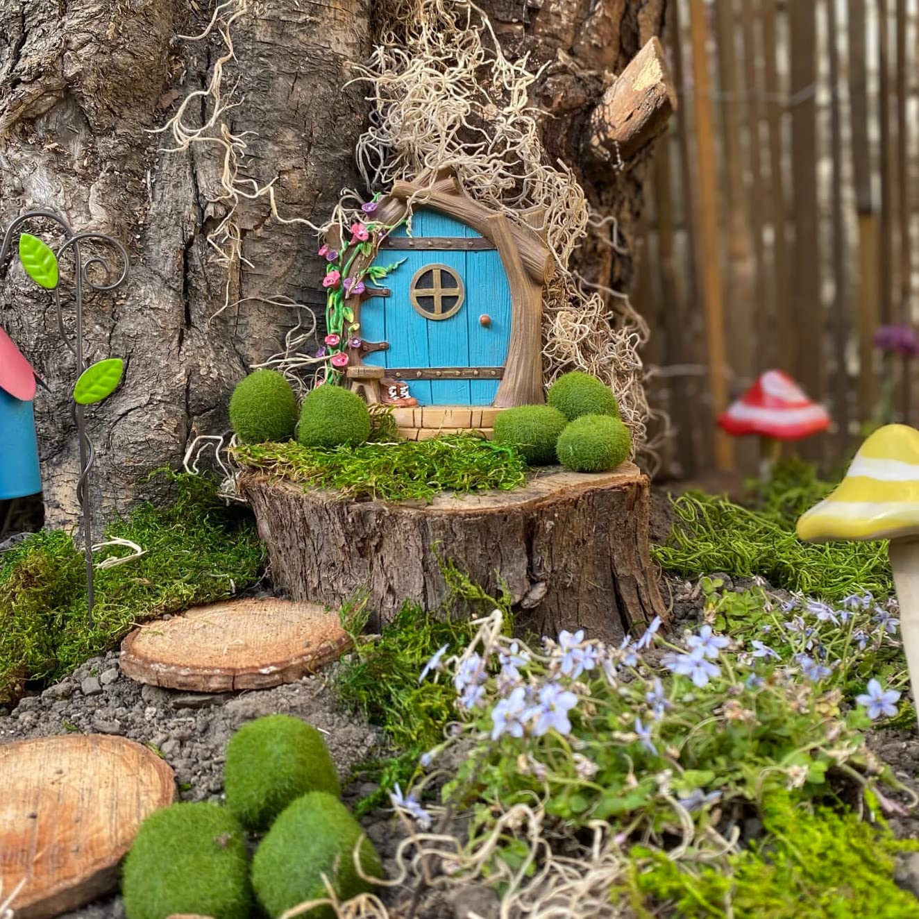 Get The Cutest Mini Door Toadstool Garden Ornaments For Flower Fairies & Gnomes