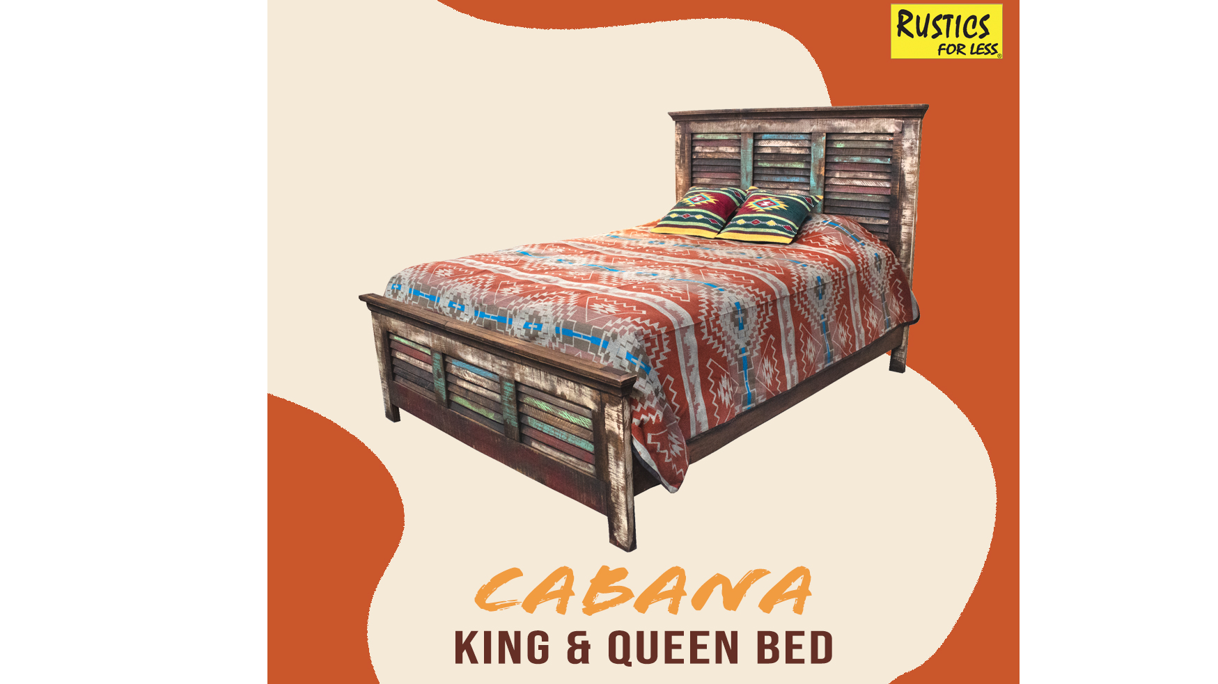 Get A Solid Wood Traditional Bed Frame & Rustic Sherpa Plush Bedding In Ohio